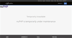 Desktop Screenshot of nuphp.com