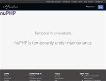 Tablet Screenshot of nuphp.com